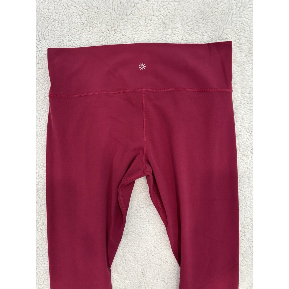 Athleta XL High Rise Transcend Colorblock Leggings Stretch 7/8 Athletic Yoga Gym - Picture 3 of 9